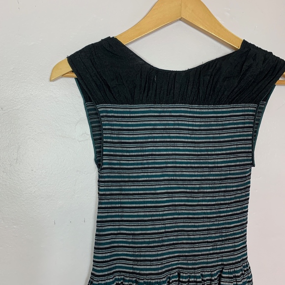 Max Studio Fit and Flare Stripped Dress - Picture 4 of 7